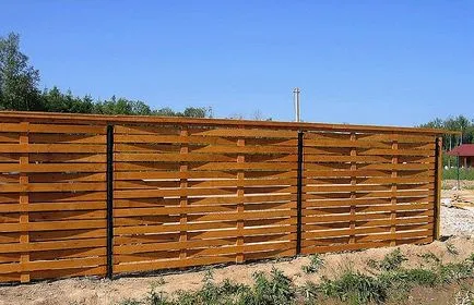 Wicker огради дъски оригиналната ограда с ръцете си