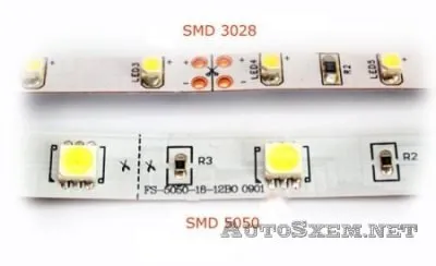 Conectarea banda cu LED-uri în mașină - schema avtoskhemy pentru autoturisme, cu propriile lor mâini