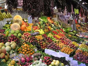 Az előnyök a gyümölcsök és zöldségek, studproekt