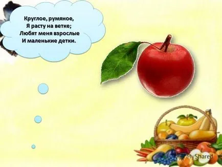 Представяне на зеленчуци и плодове - най-добрите витамини продукти! Аз извърши начален учител