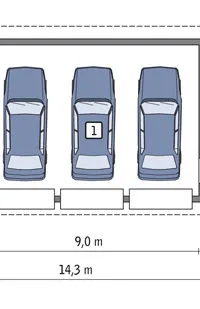 Проектът е с гараж за 3 коли, които трябва да бъдат предоставени, sdelai Garazh