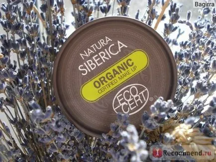 Pudră compactă siberica Natura - «eficientă natură pulbere organică Siberika! Acest make-up și