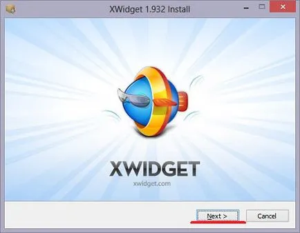 Програма за джаджа на xwidget на работния плот