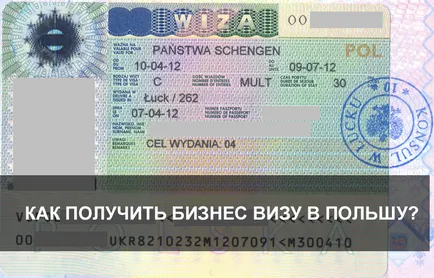 vize de afaceri pentru C04 de afaceri Polonia Schengen