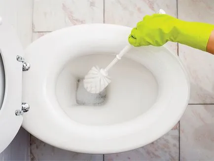 Чистият тоалетната на пикочния камък измийте както вътре, по-чист