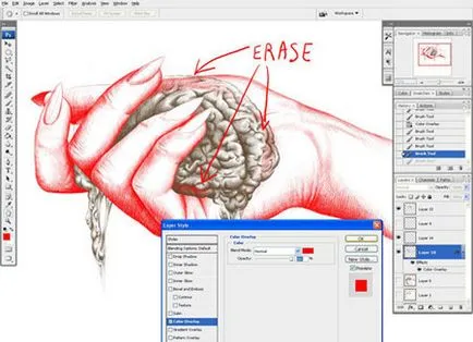 Tesszük klasszikus kézi rajz Photoshop