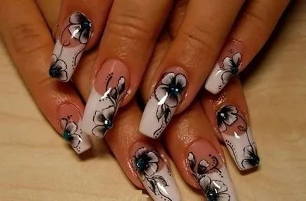 Nails Design 2016 снимка модерни идеи яке с модел