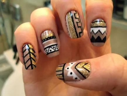 Nails Design 2016 снимка модерни идеи яке с модел