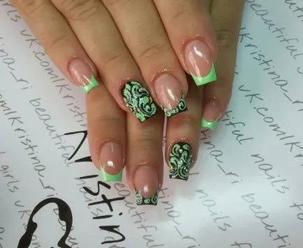 Nails Design 2016 снимка модерни идеи яке с модел