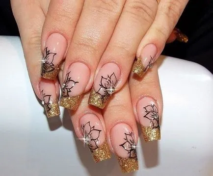 Nails Design 2016 снимка модерни идеи яке с модел