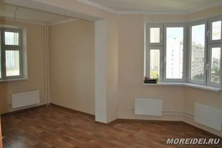 Vest egy hálószobás apartman - hogyan változtatások