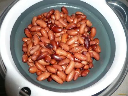 Bean задушено със зеленчуци рецепта със снимка