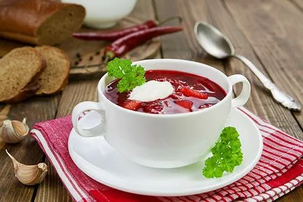 Istoria de feluri de mâncare supa, Buna ziua! Rusia