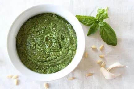 Olasz pesto szósszal, bazsalikomos recept