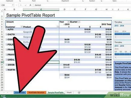 Cum să adăugați date la ms PivotTable Excel