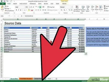 Как да добавите данни за обобщени таблици MS Excel