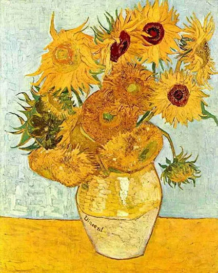 Ce știi de artiști care a pictat floarea-soarelui