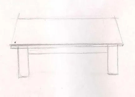 Как да се направи молив постепенно привлече пейка дървена пейка в 5 стъпки