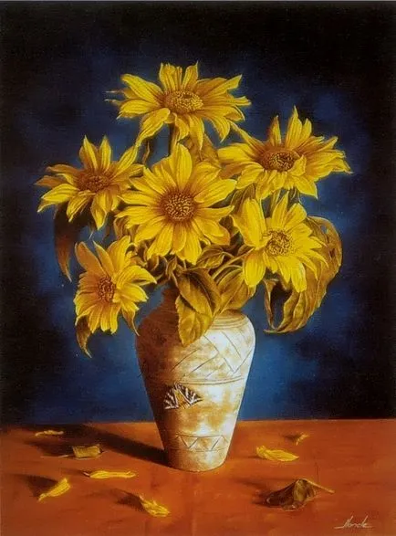 Ce știi de artiști care a pictat floarea-soarelui
