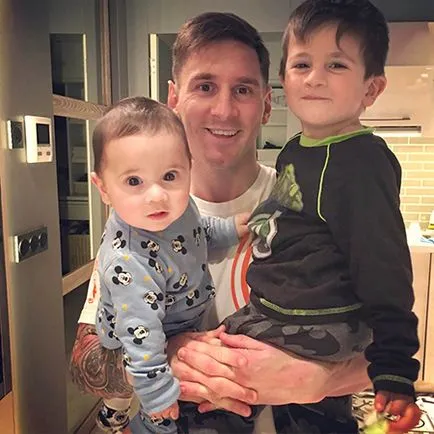 Stílus csillag gyermekek fia Lionel Messi - Mateo, hello! Oroszország
