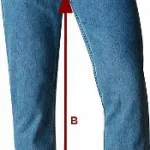 Cum de a determina dimensiunea bărbați și femei blugi Lee, Levis, Wrangler, aquamir®