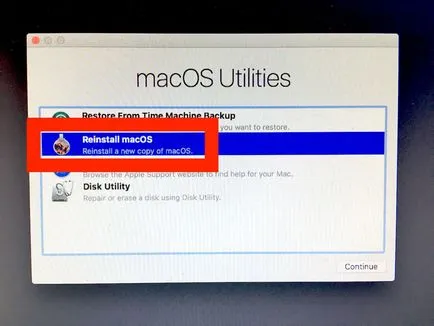 Hogyan újratelepíteni a MacOS Sierra - hírek a világ alma