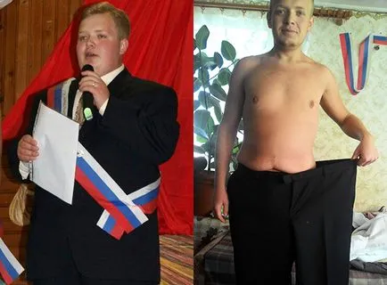 Cum să scapi de greutate într-adevăr Story Mikhail Dmitriev, a scăpa de 62 de kilograme, Buna ziua! Rusia