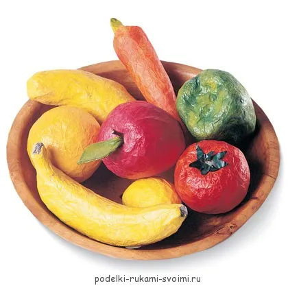 Hogyan készítsünk gipszkötés gyümölcsöt és zöldséget meg a kezét