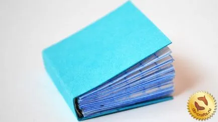 Hogyan készítsünk mini notebook papír kezeddel otthon