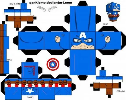 Cum de a face hârtie de Captain America