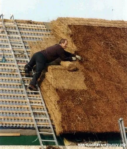 Как да си направим покрив тръстика лично