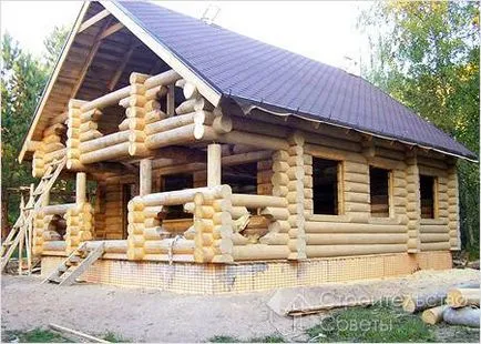 Hogyan gyűjtsünk faházban saját kezűleg - összegyűjti gerendaház