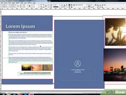 Как да създадете брошура InDesign