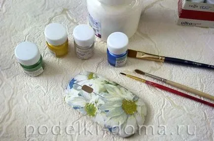 Cum de a decora mouse-ul în tehnica decoupage, o cutie de idei și ateliere