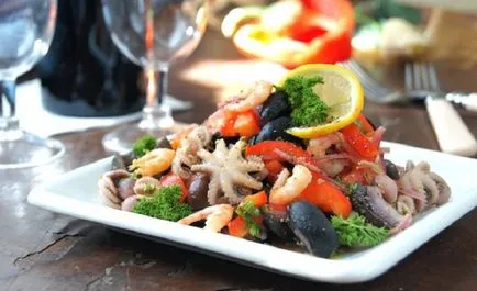 Cum să friptura caracatiță - un pas cu pas pregătirea de feluri de mâncare, această rețetă imagini - rețete