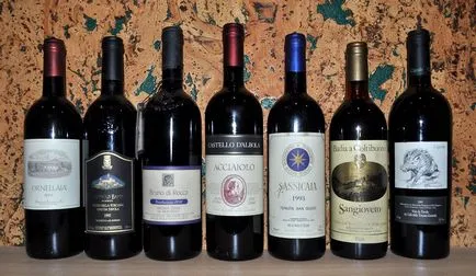 Supertuscan bor - a legjobb borokat Super toszkán azaz borászok vagy lázadók Spanyolország