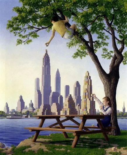 Frumos realism magic Rob Gonsalves - 25 poze