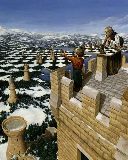 Frumos realism magic Rob Gonsalves - 25 poze