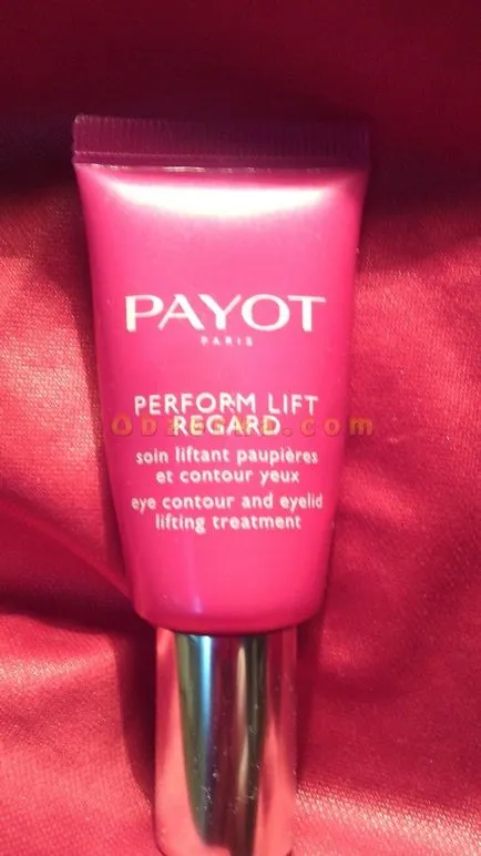 Crema pentru pielea din jurul ochilor Payot efectua de ridicare în grija pentru pielea matura recenzii reale,