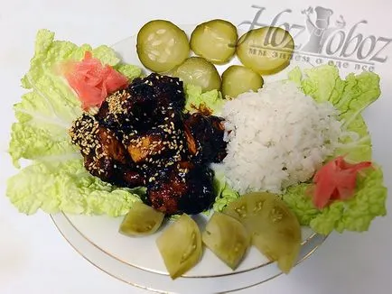 Csirke teriyaki szósz, hozoboz - ismerjük mind az étel