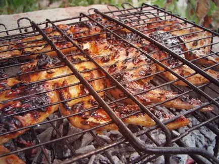 Pui cu sos BBQ - o rețetă, alimente rău de măsline