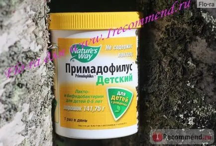 Lactobacillus és bifidus baktériumok neychers wei Products USA Primadofilus (gyerekeknek) - „Primadofilus gyermek