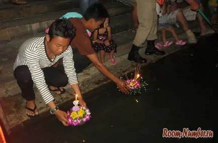 Loi Krathong - egy ünnep Thaiföldön, amit megjegyezte Phuket