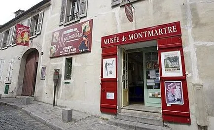 Útvonal Montmartre térkép és fotók