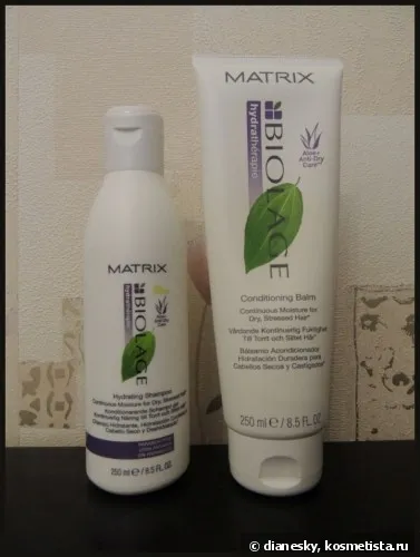 Matrix Biolage Hydratherapie hidratáló sampon és hajkondicionáló vélemények