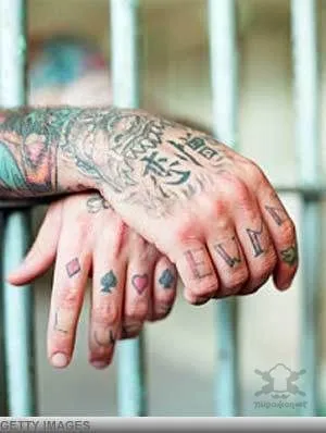 Tetoválás foglyokat a világ, és azok jelentését - - szórakoztató portál manifeszt töltelék!