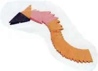 Moduláris origami flamingók