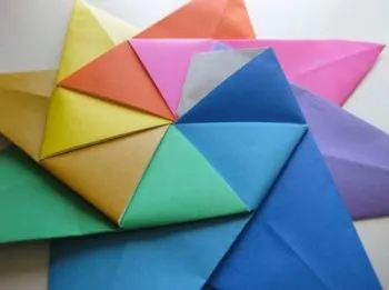 Moduláris origami „nyolcágú csillag”