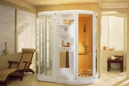 Mini sauna în apartament cu mâinile sale