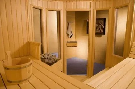 Mini sauna în apartament cu mâinile sale